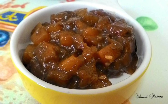 papaye confite chaud patate