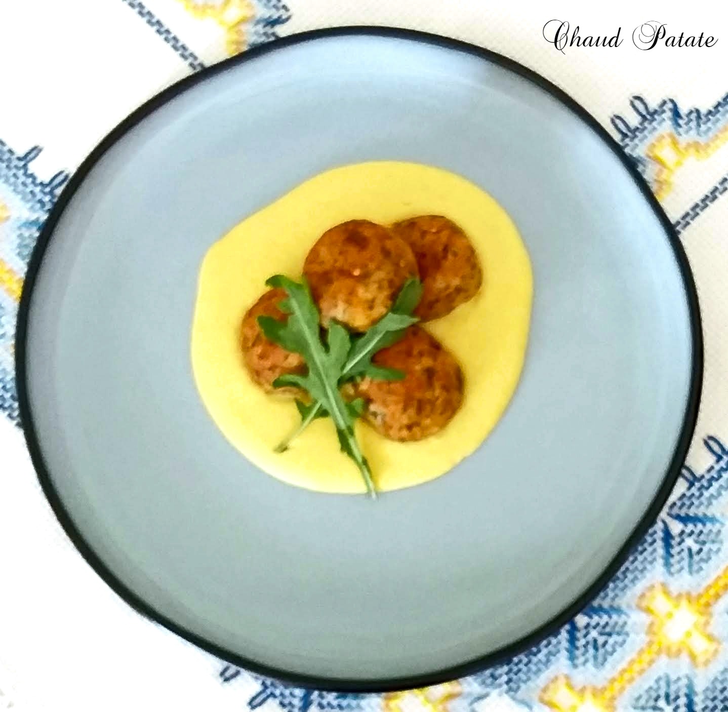 boulette de volaille chaud patate 01